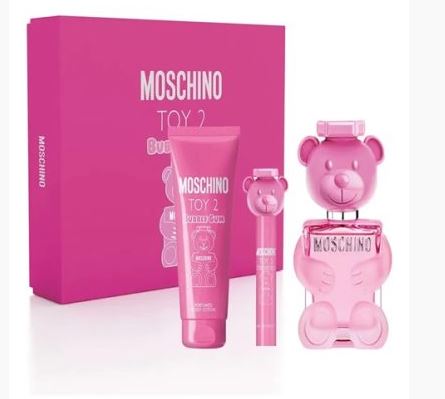 Estuche Moschino Toy 2 bubble Mujer 3pzs 100ml EDT+10ml EDT+Crema